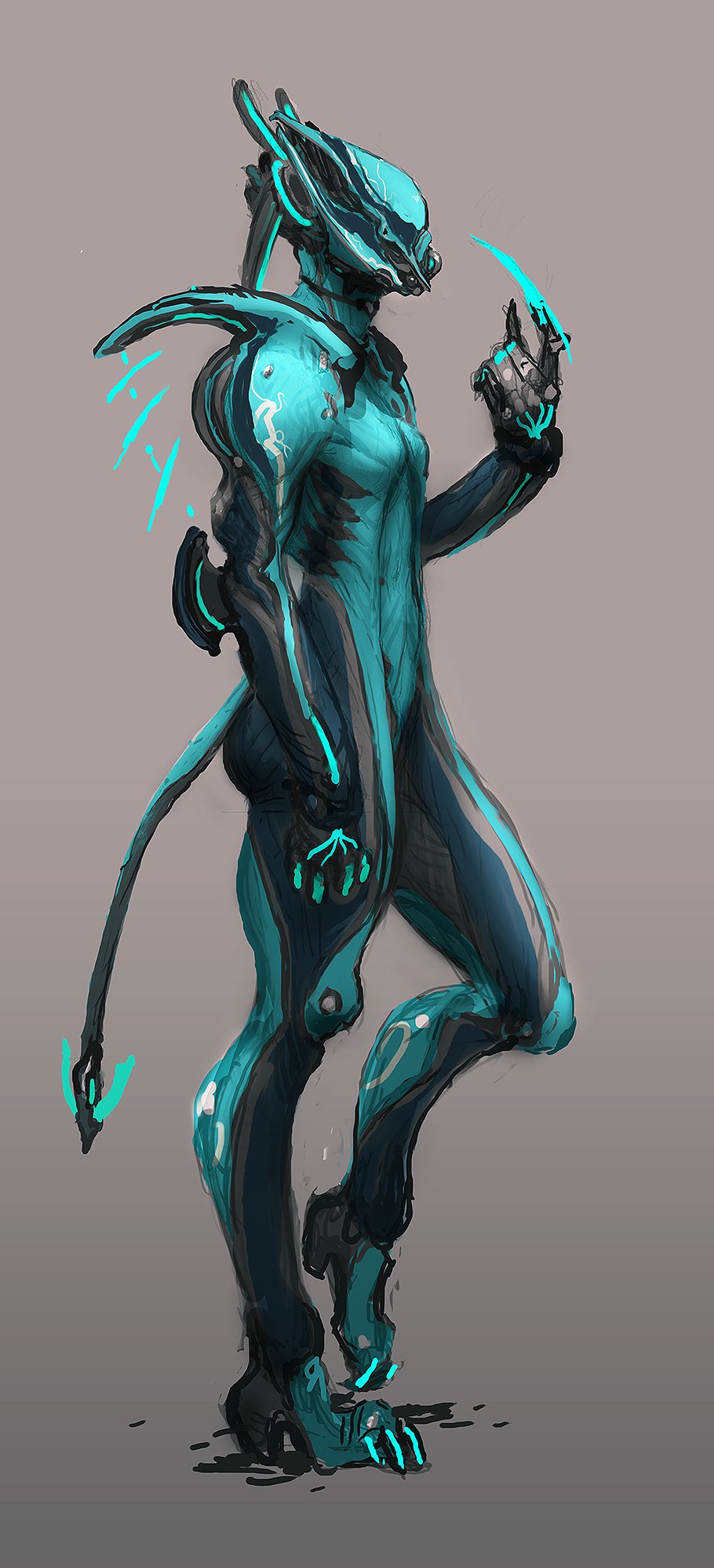 Download Tail Claws Cat Video Game Warframe Art
