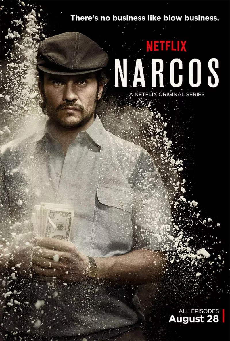 TV Show Narcos netflix crime drama drug trafficking Image