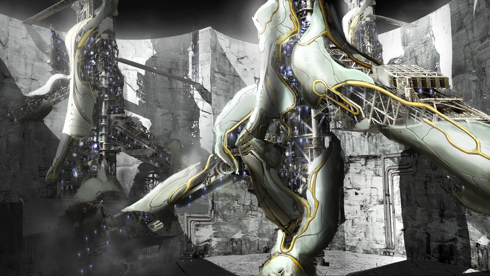 Download Moon Video Game Warframe Art