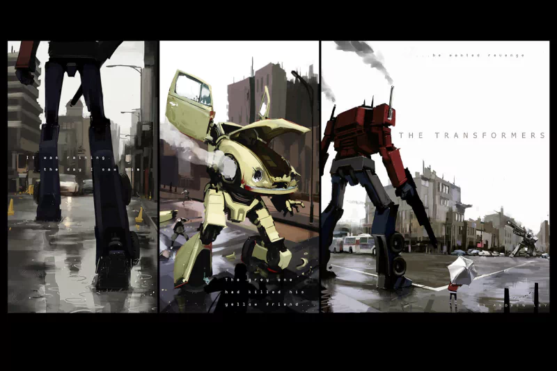 Bumblebee (Transformers) Megatron Optimus Prime artistic Transformers Image