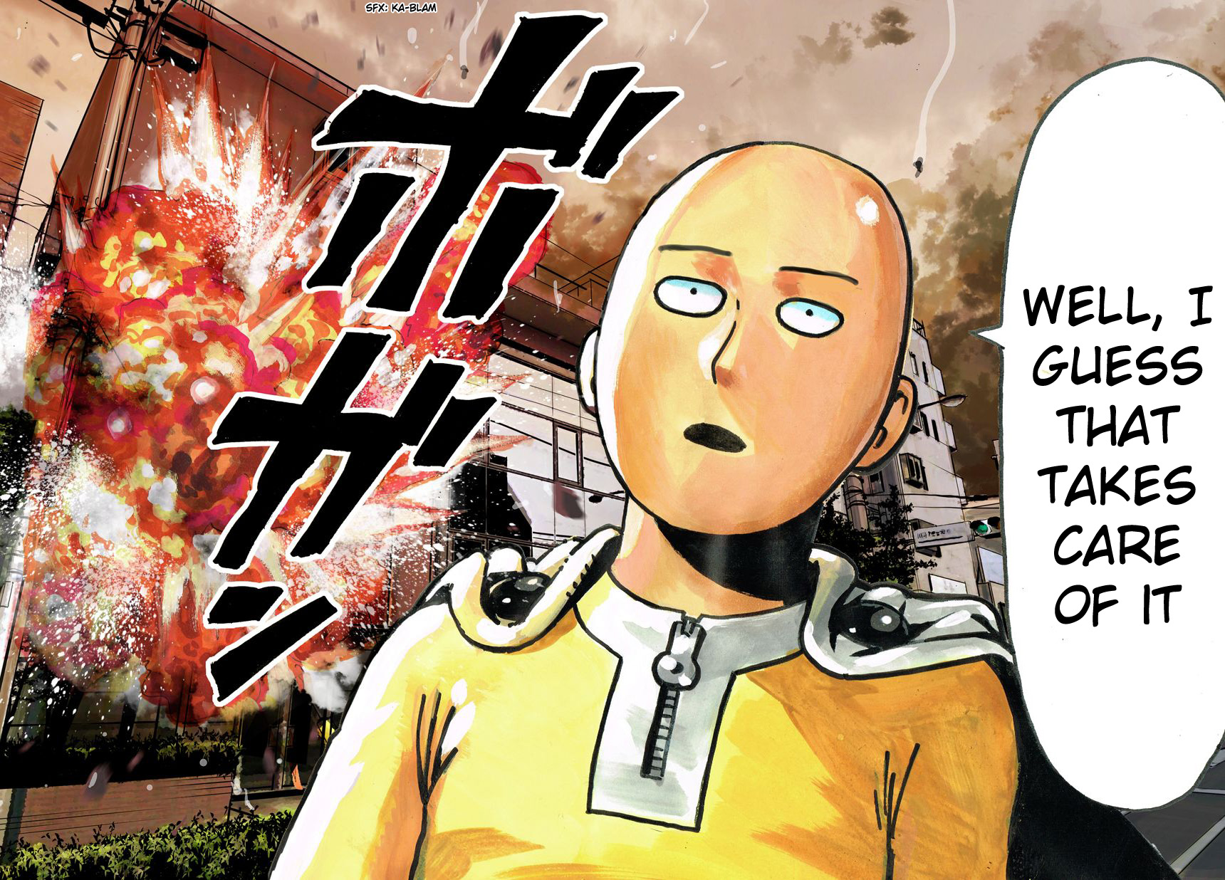 Download Anime One-Punch Man Manga Saitama (One-Punch Man) Explosion Art