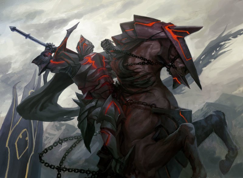 Download Knight Man Made Magic: The Gathering Art