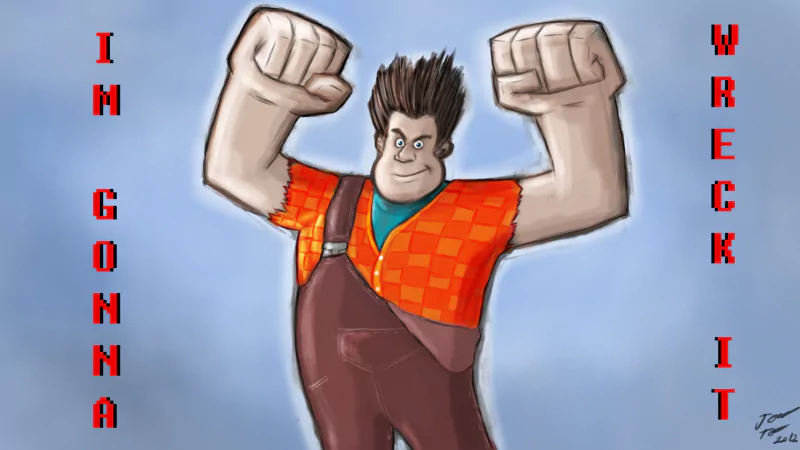 text Ralph (Wreck-It Ralph) movie Wreck-It Ralph Image