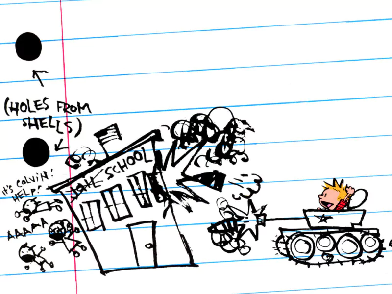 Calvin (Calvin & Hobbes) Comic Calvin & Hobbes Image