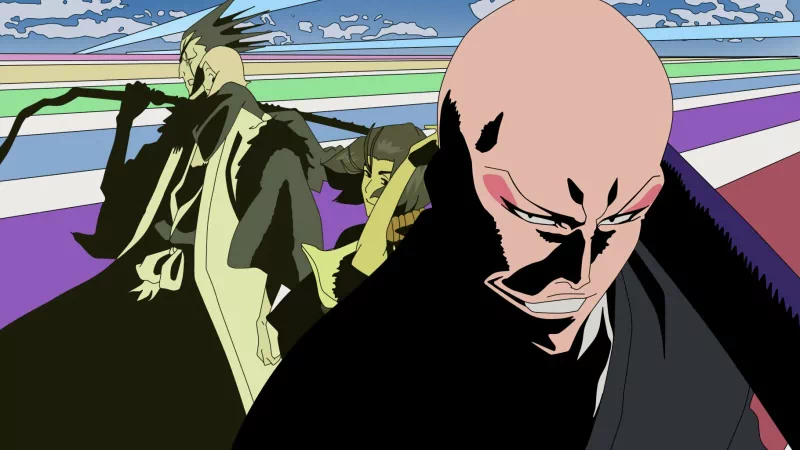 Yumichika Ayasegawa Ikkaku Madarame Yachiru Kusajishi Anime Bleach Image