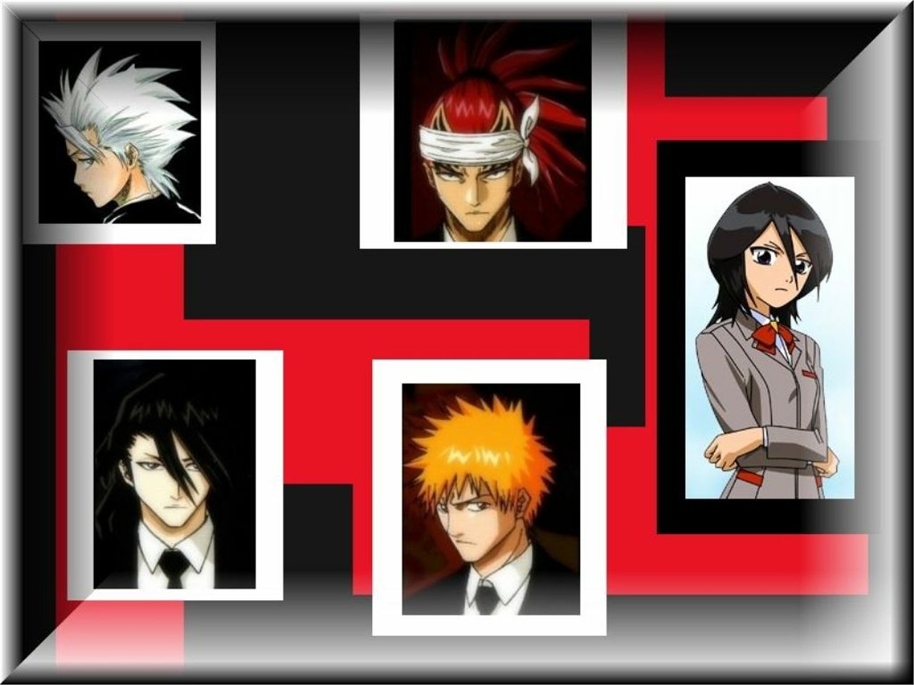 Download Byakuya Kuchiki Ichigo Kurosaki Tōshirō Hitsugaya Renji Abarai Rukia Kuchiki Anime Bleach Art