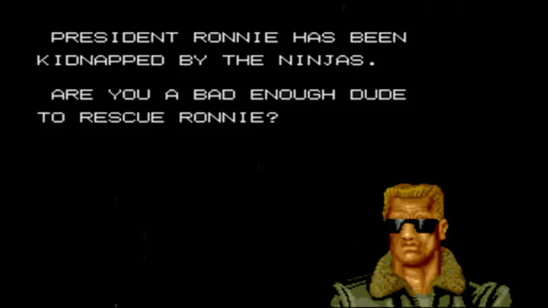 video game bad dudes vs. dragonninja Image