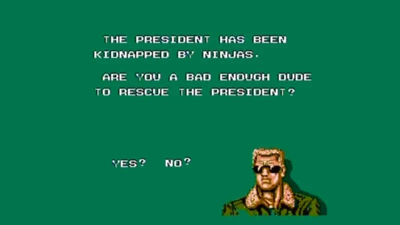video game Bad Dudes Image