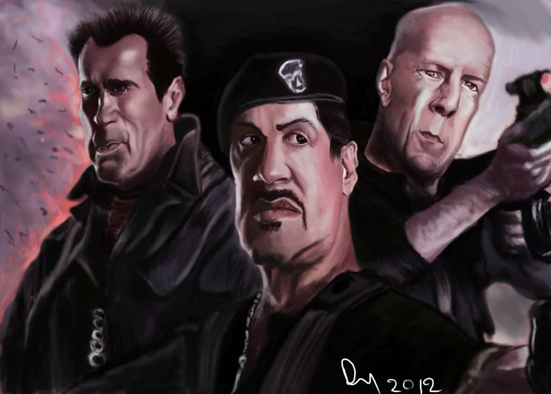  Expendables 2 Caricature by Danb13