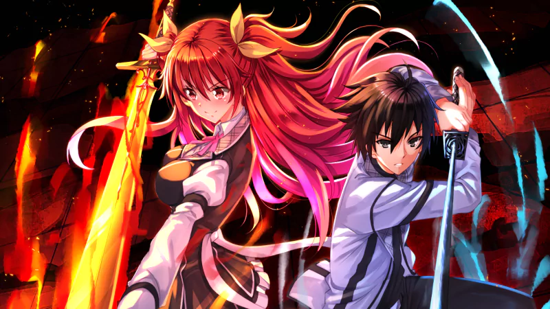 Stella Vermillion Ikki Kurogane Anime Chivalry of a Failed Knight Image