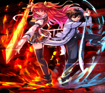 Rakudai Kishi no Cavalry  Anime drawings sketches, Anime drawings, Chivalry