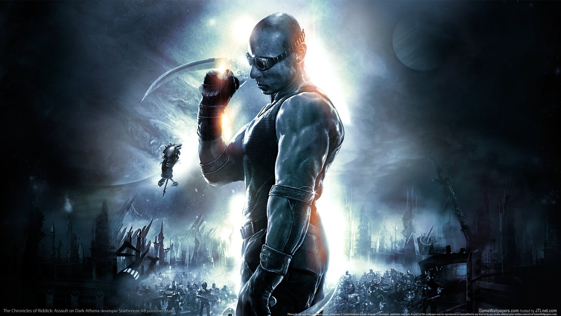 Download Video Game The Chronicles Of Riddick: Assault On Dark Athena Art