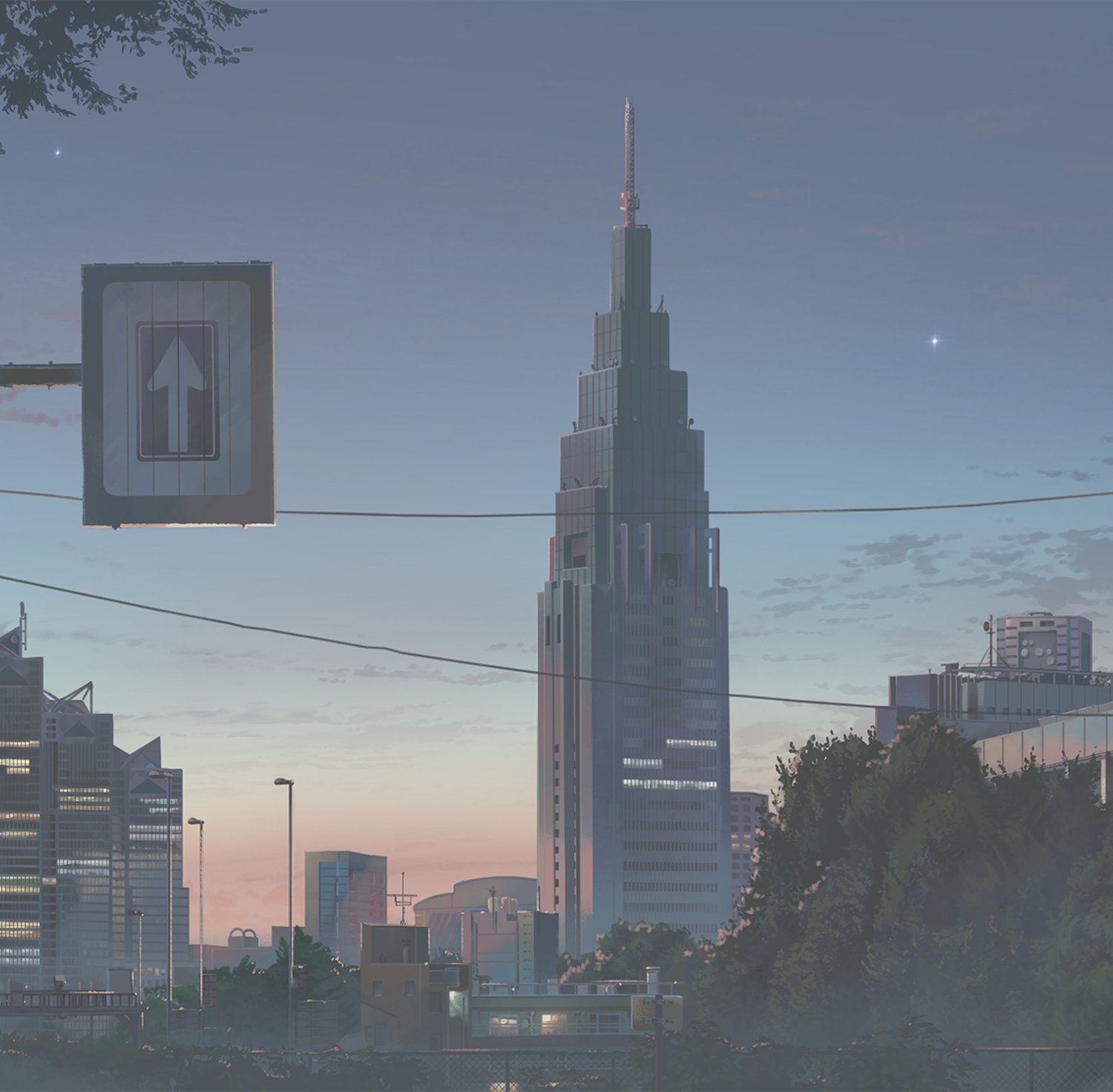 Tokyo on sunset (From Your name. - 君の名は。) Art - ID: 82662