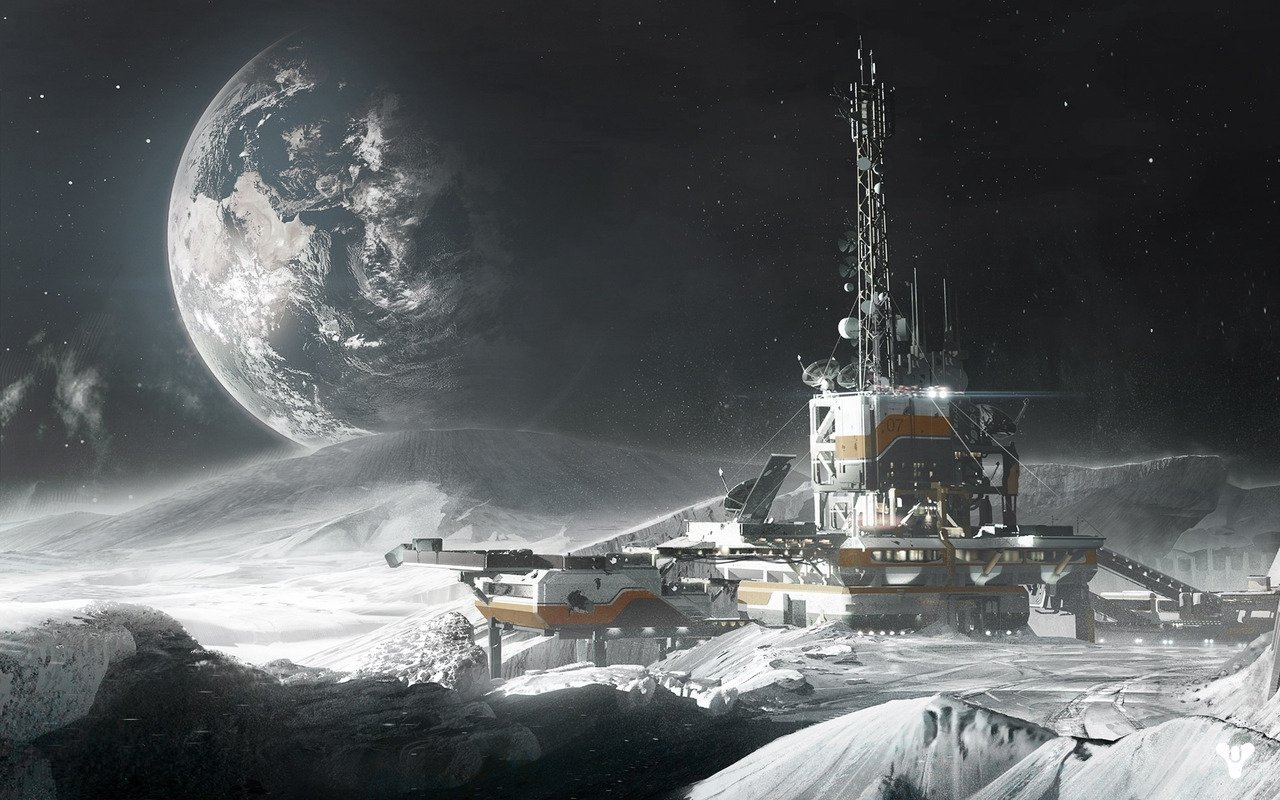 Download Sci Fi Space Station Art