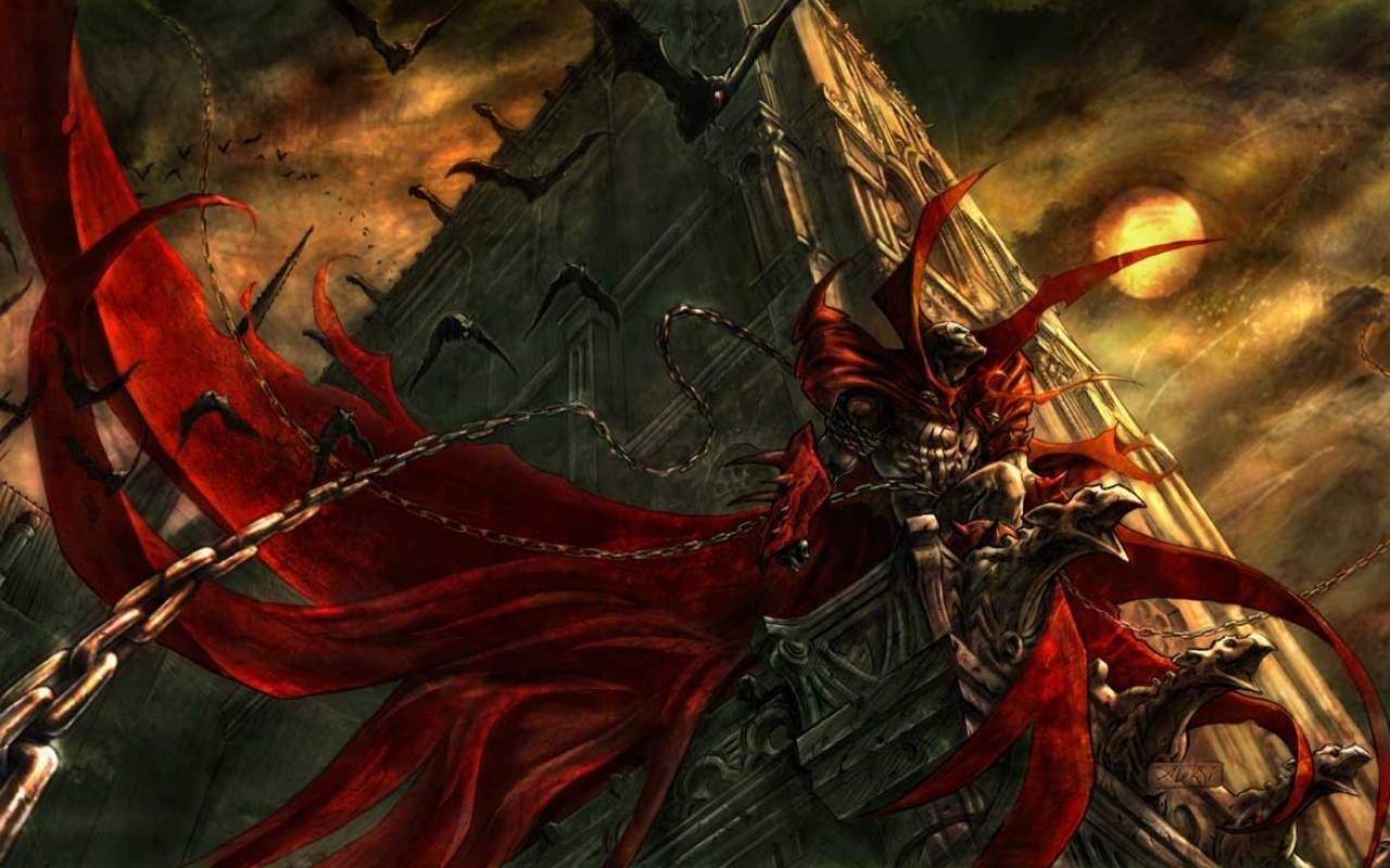 Download Dark Warrior Comic Spawn (Marvel Comics) Dark Superhero Art