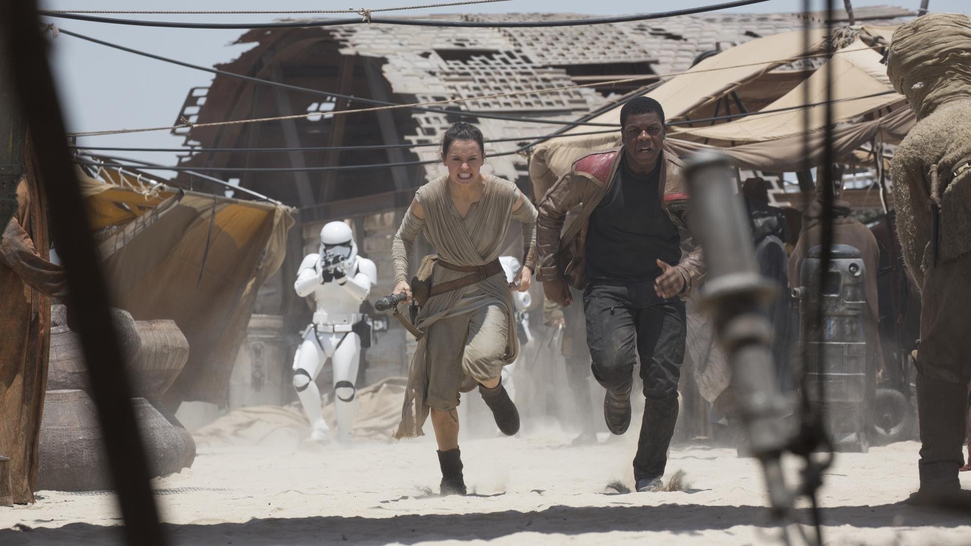 Download Finn (Star Wars) Rey (Star Wars) Movie Star Wars Episode VII: The Force Awakens Art