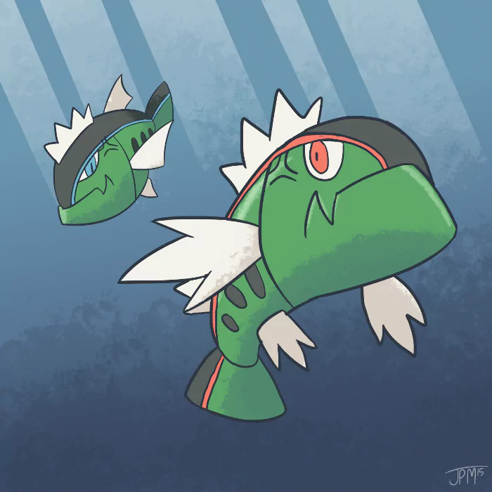  (OC) art of some less-popular Pokémon