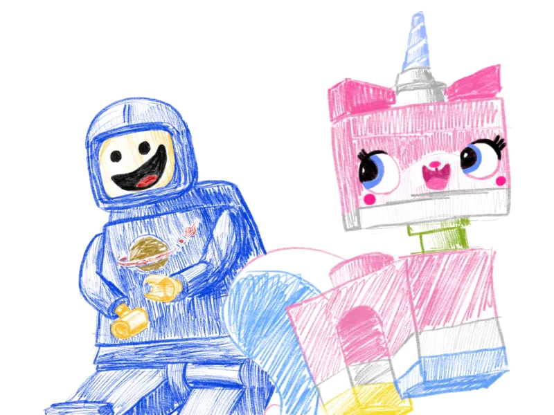 Unikitty (Lego Movie) space Benny (The Lego Movie) movie lego The Lego Movie Image