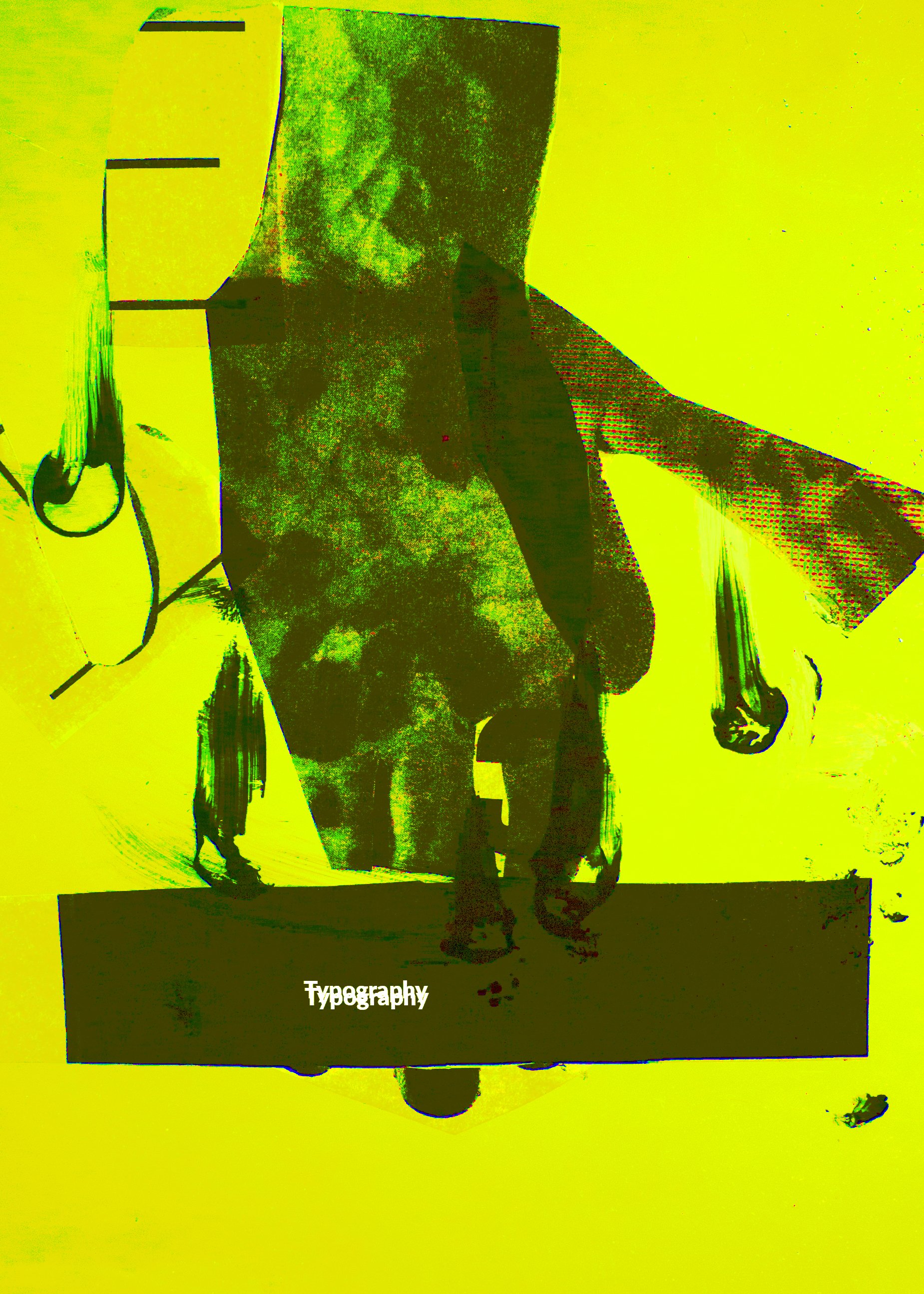 Download Yellow Artistic Typography Art