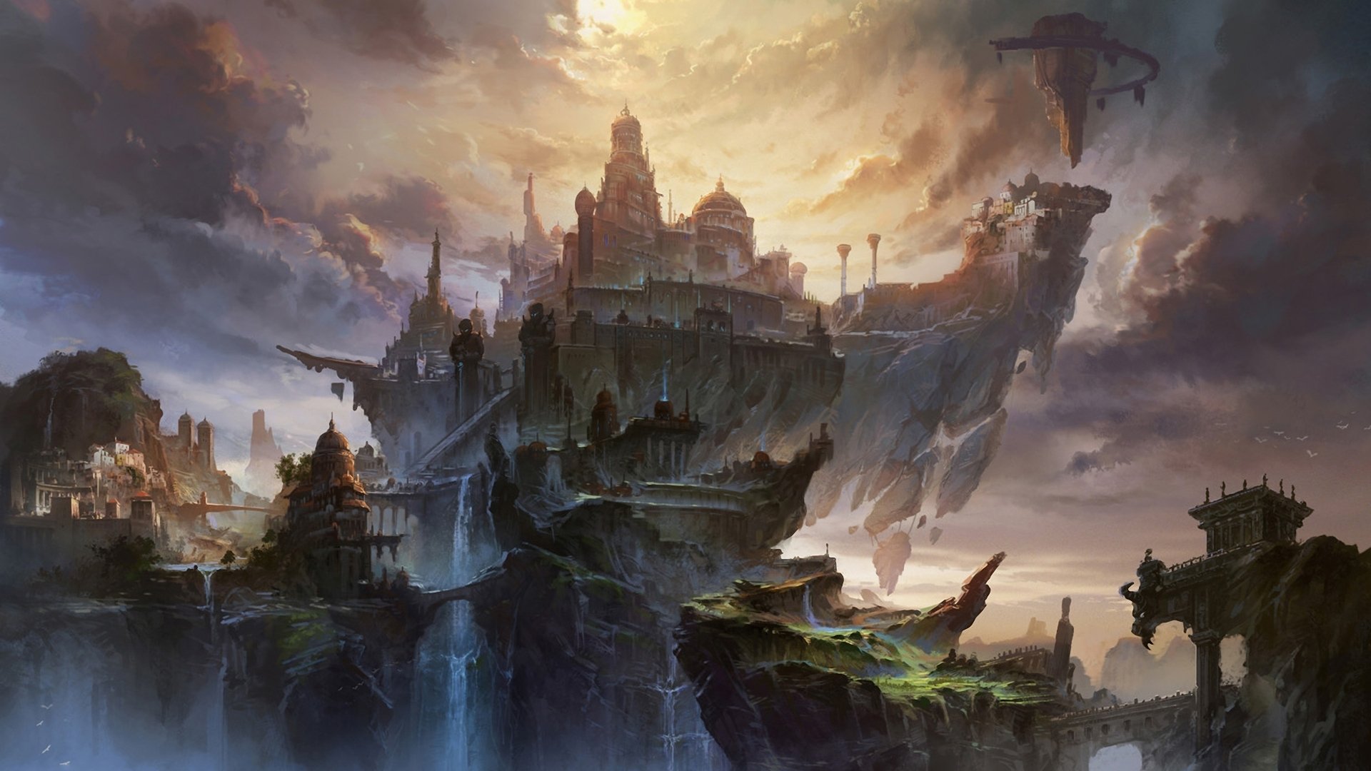 Download Cloud Fantasy Castle Art