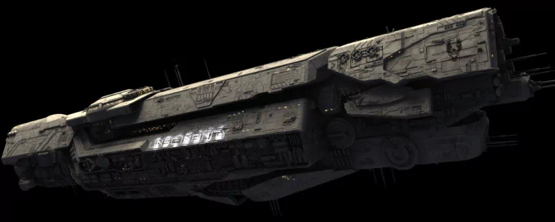 UNSC Infinity video game Halo spaceship Sci Fi Image