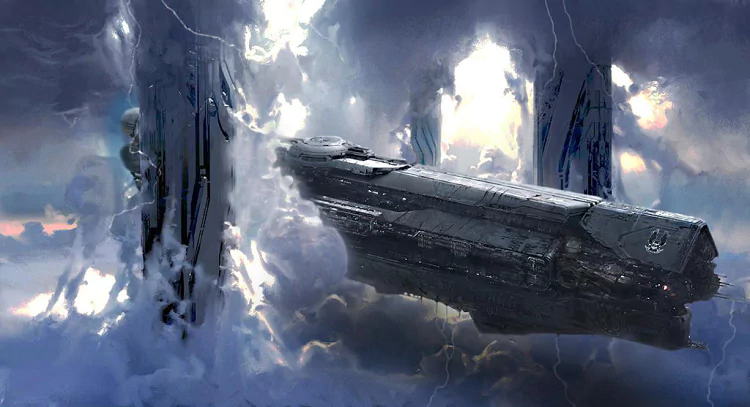 UNSC Infinity video game Halo spaceship Sci Fi Image