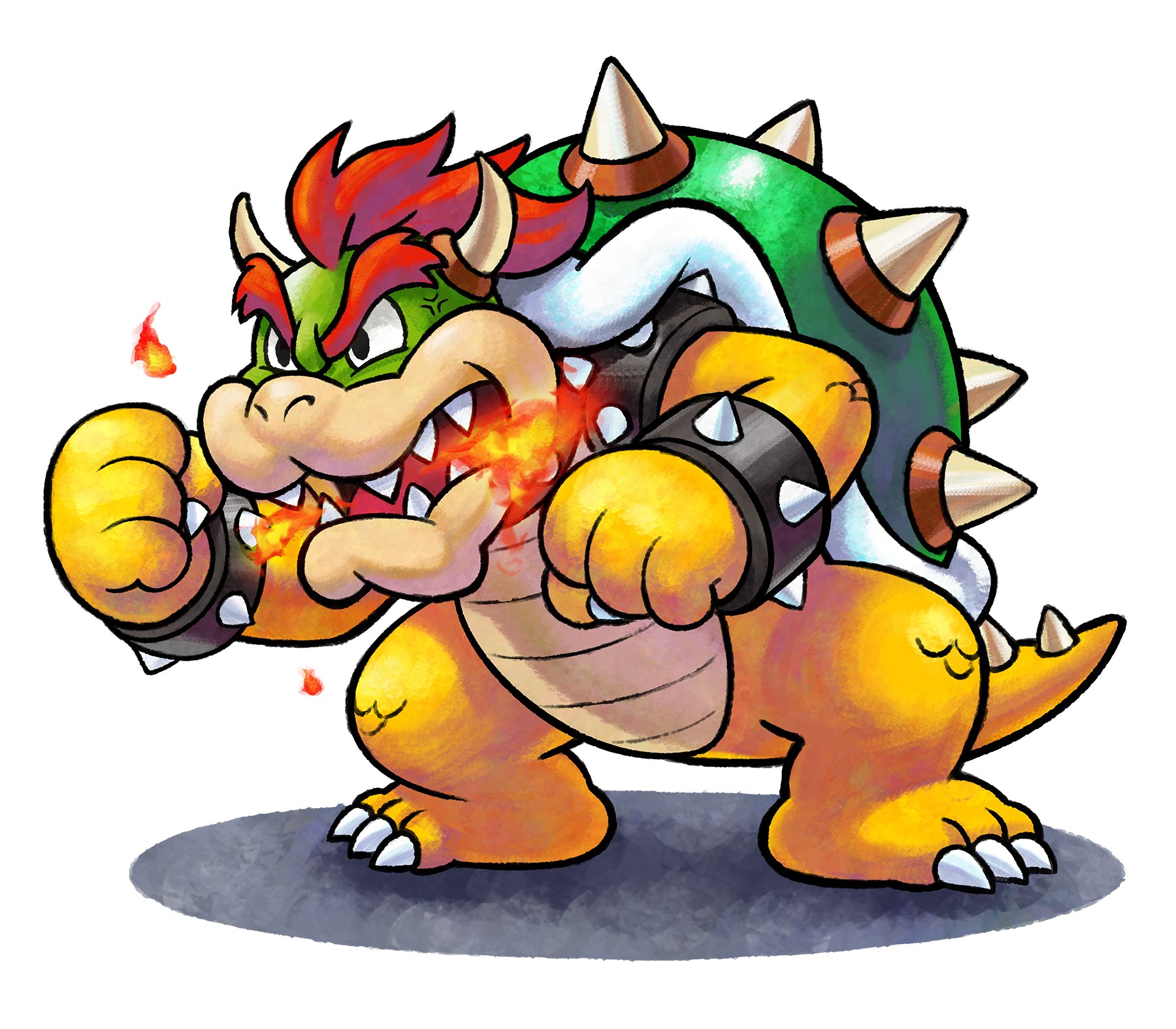 Download Video Game Mario & Luigi: Paper Jam Bowser Nintendo Character Art
