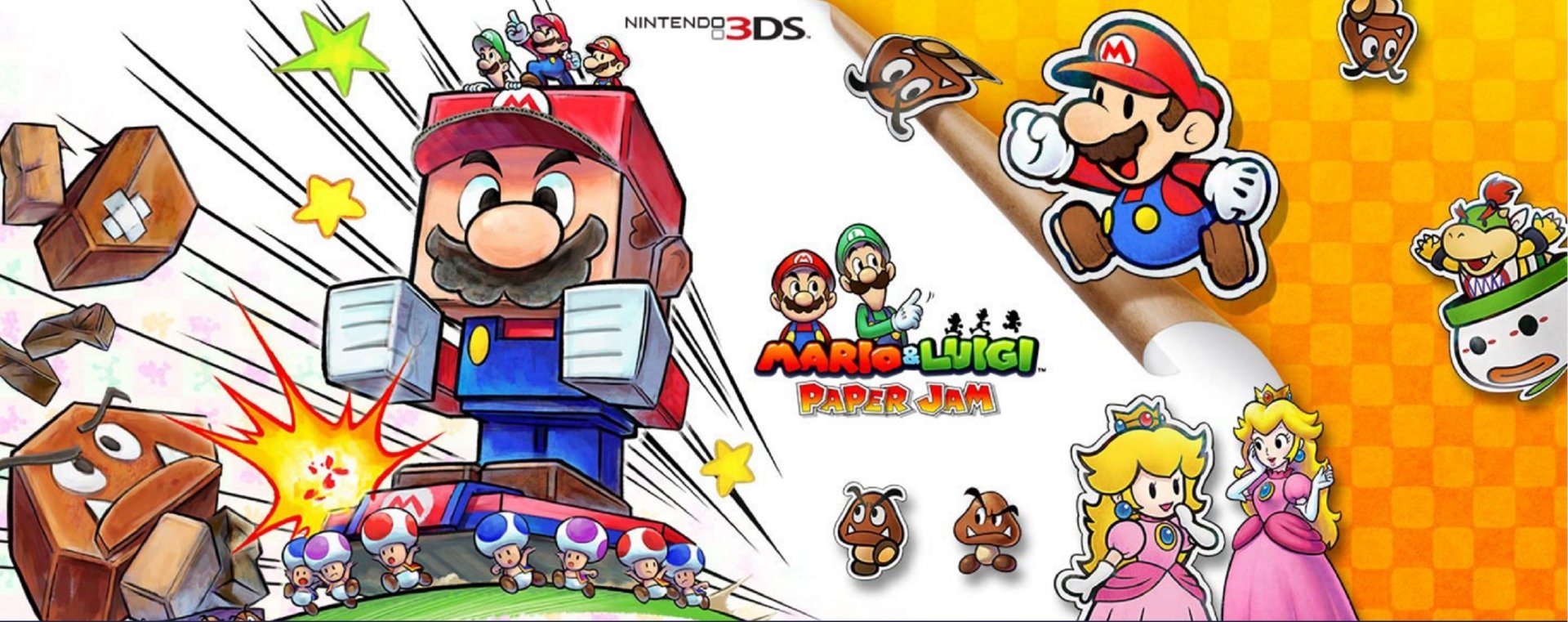 Video Game Mario & Luigi: Paper Jam Art. 