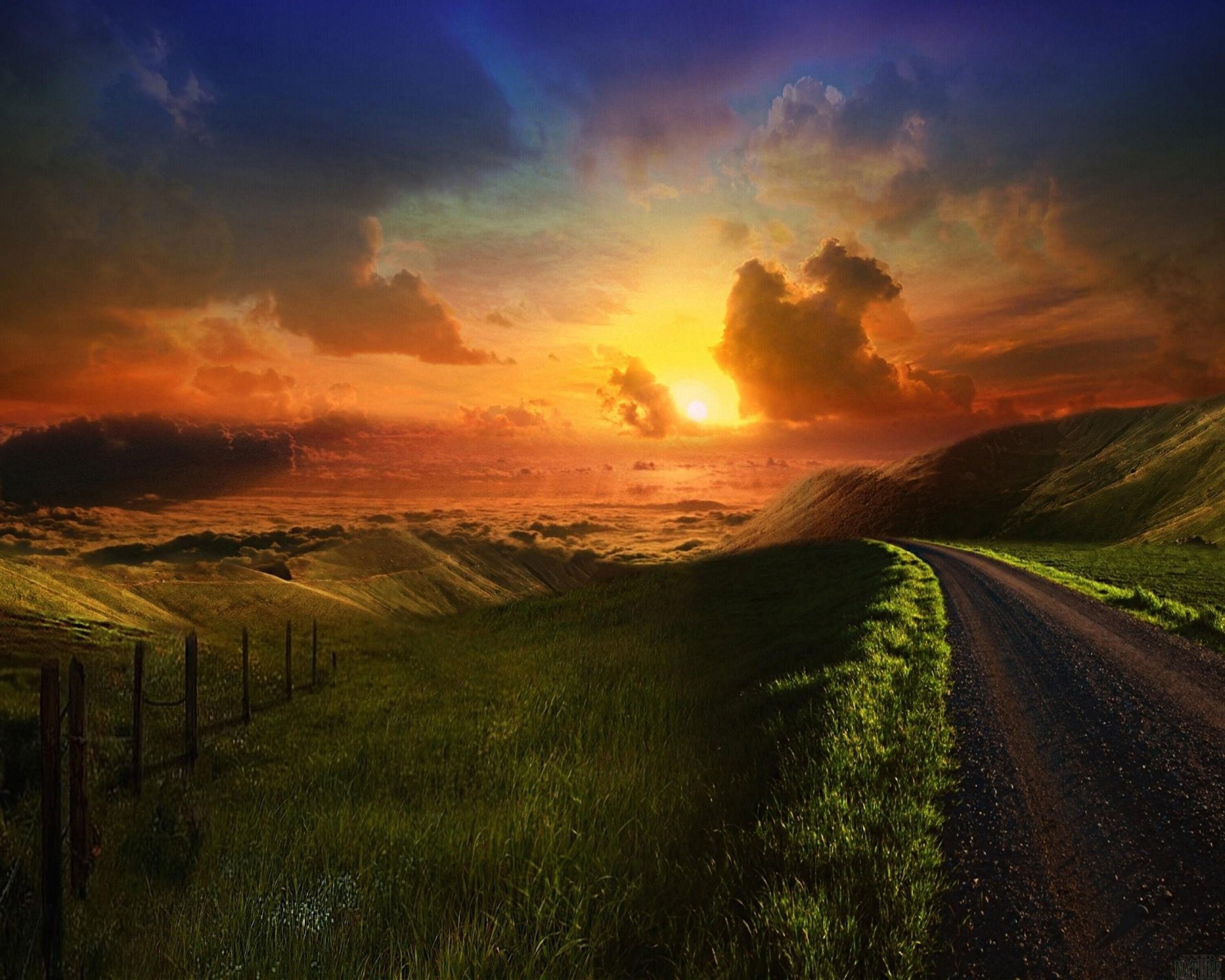 Download Man Made Road Art