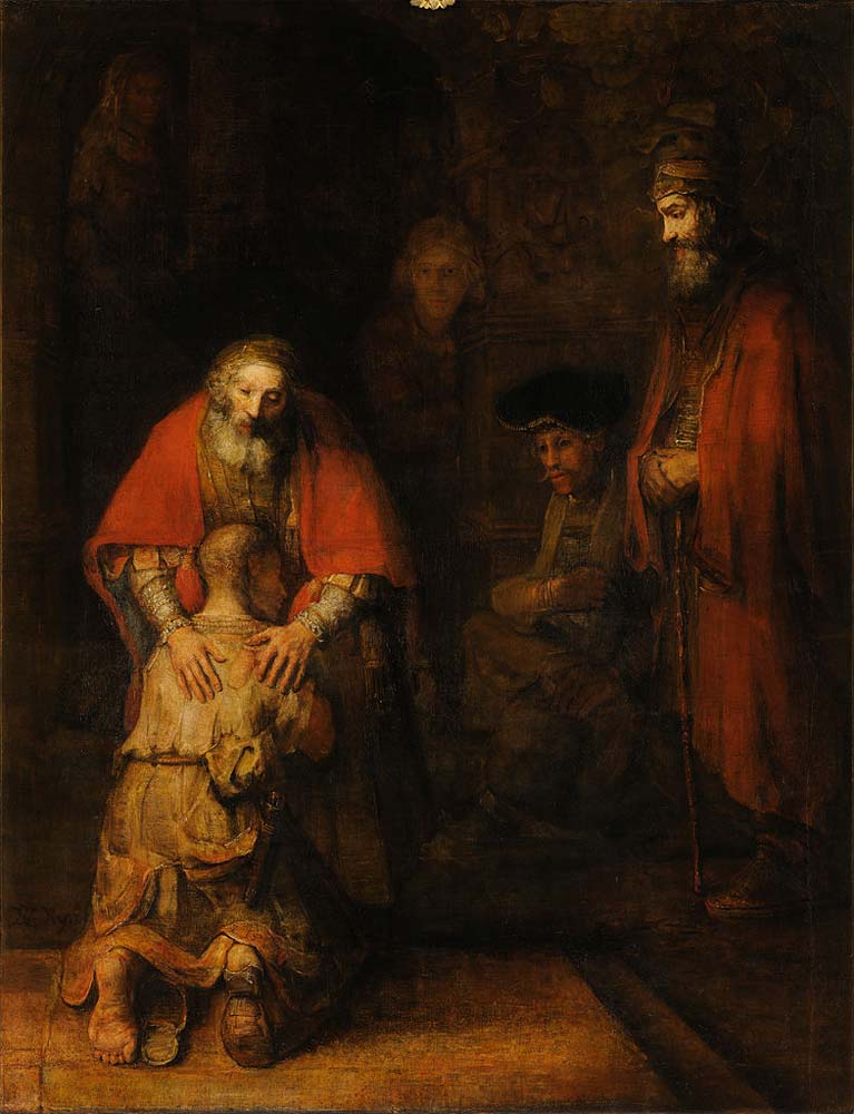 The Return of the Prodigal Son, Rembrandt van Rijn, Oil, 1661–1669