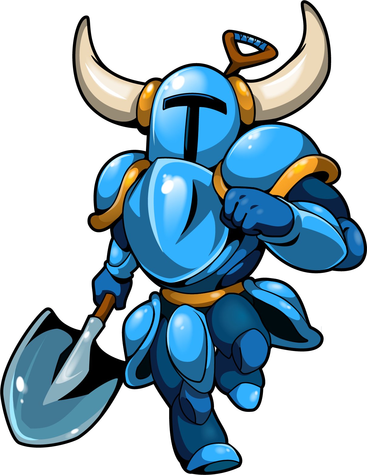 Download Video Game Shovel Knight Character Armor Cartoon Art
