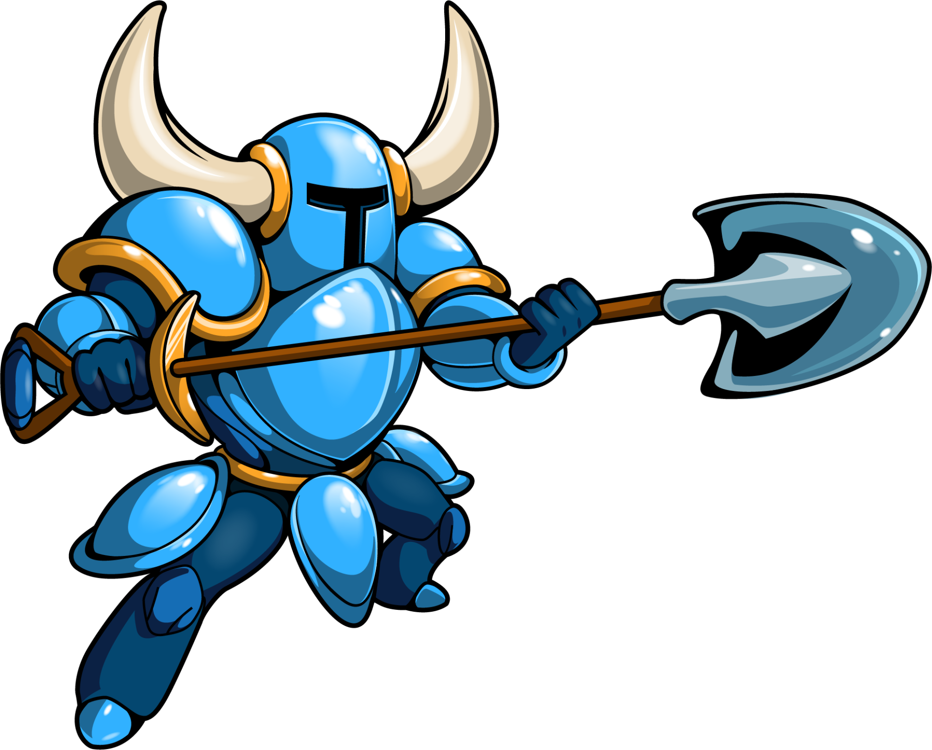 Download Video Game Shovel Knight Knight Armor Retro Art