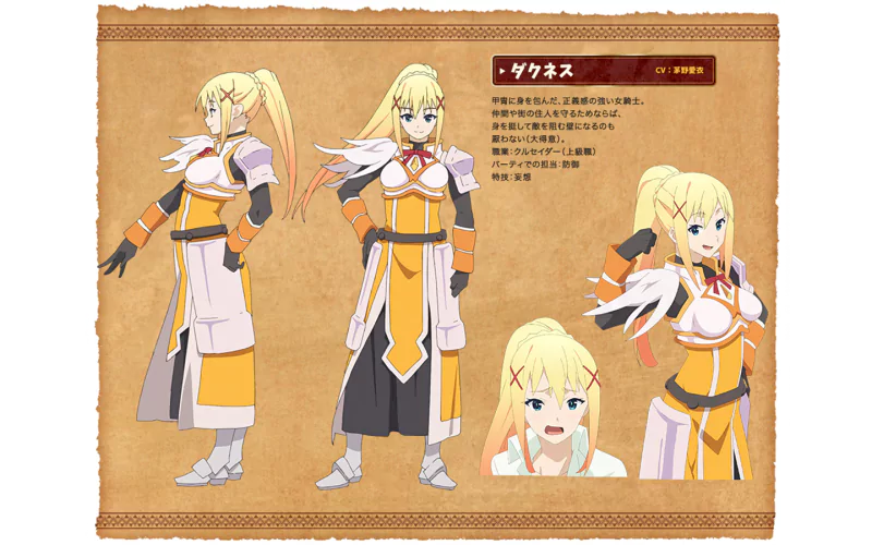 Darkness (KonoSuba) Anime KonoSuba - God’s blessing on this wonderful world!! Image