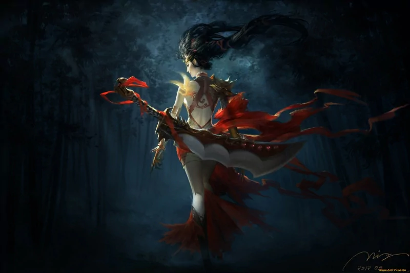 fantasy woman warrior Image