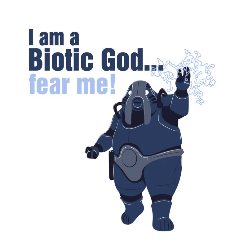 Niftu Cal video game Mass Effect 2 biotic god character design Image