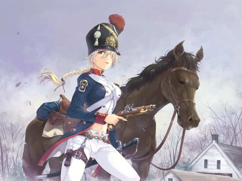 horse Anime gunka no baltzar Image