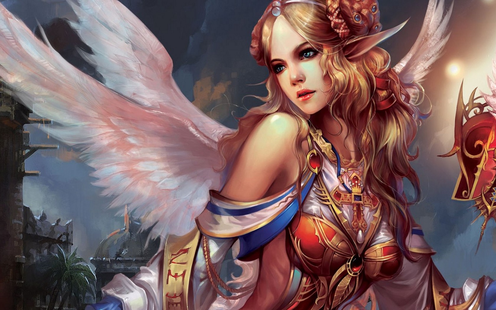 Fantasy Elf Angel Warrior