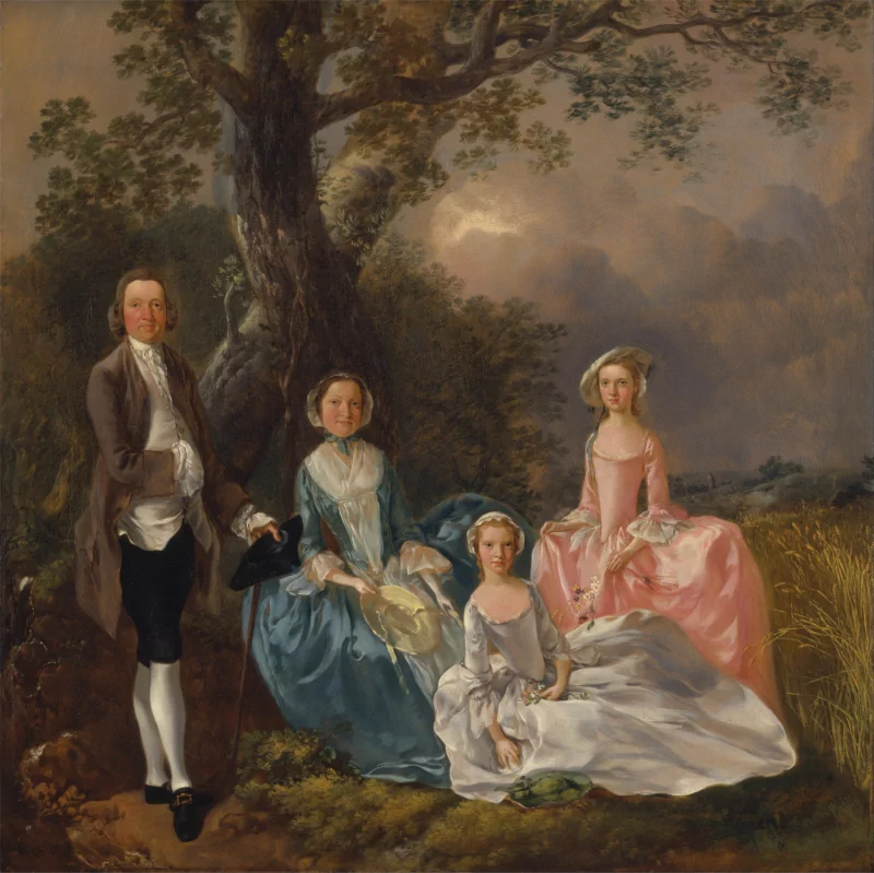  Thomas Gainsborough, The Gravenor Family by Thomas Gainsborough