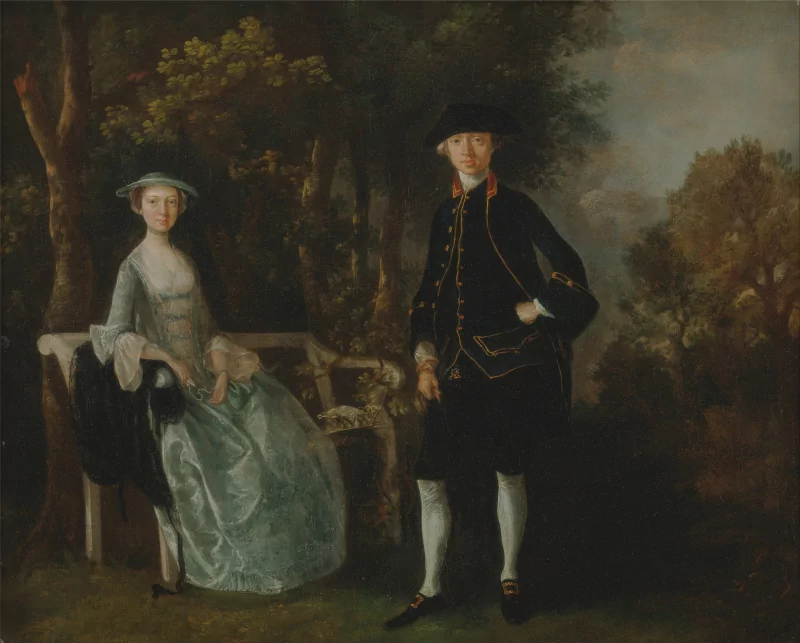  Thomas Gainsborough, Lady Lloyd and Her Son Richard Savage Lloyd, of Hintlesham Hall, Suffolk by Thomas Gainsborough