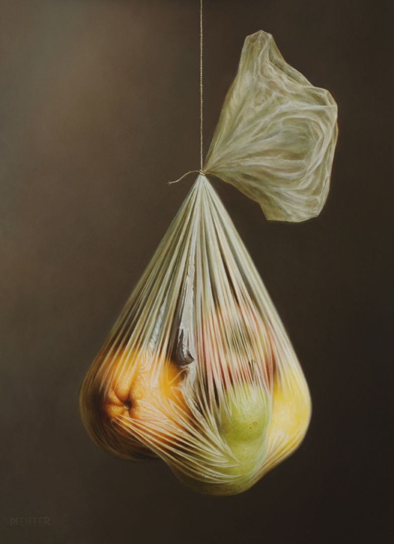 "Low Hanging Fruit: Mixed Bag" Jacob Pfeiffer, 18x14, oil on panel, 2016 by Jacob Pfeiffer