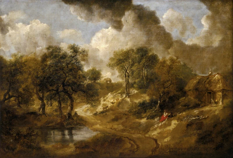  Thomas Gainsborough, Landscape in Suffolk by Thomas Gainsborough