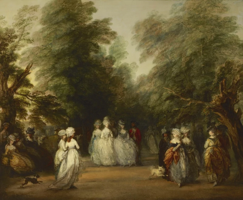  Thomas Gainsborough, The _Mall in St. James's Park by Thomas Gainsborough