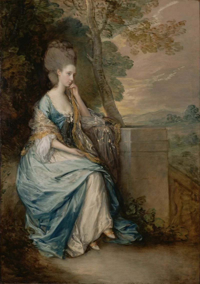  Thomas Gainsborough, portrait of anne countess of chesterfield by Thomas Gainsborough