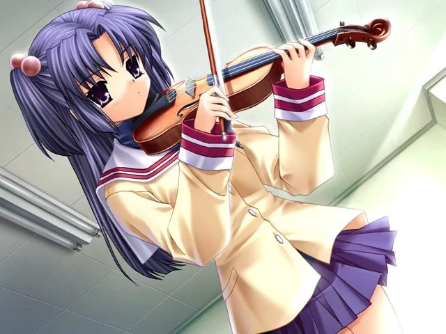 Kotomi Ichinose Anime Clannad violin music Image