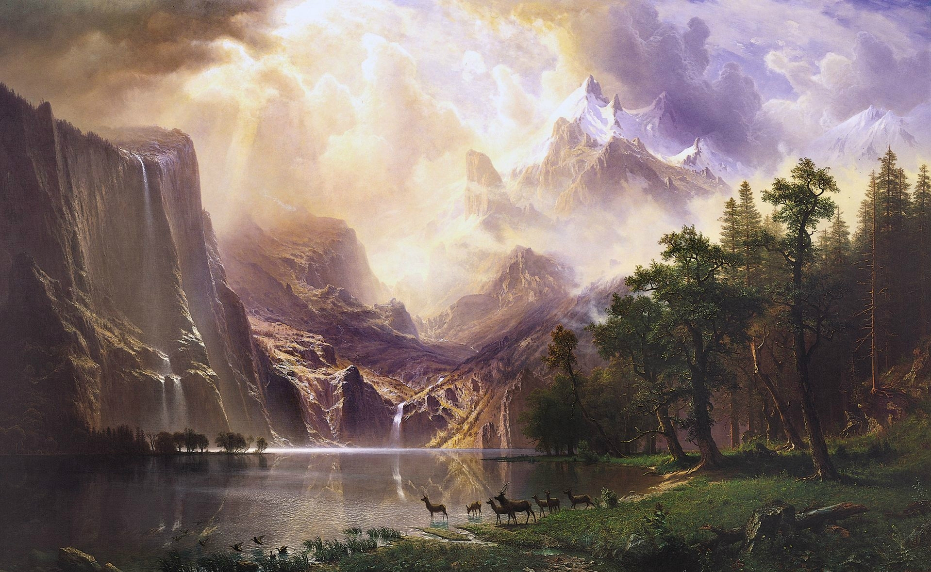 Artistic Landscape Art by Albert Bierstadt