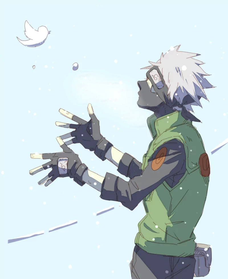 Kakashi Hatake Anime Naruto winter Twitter winter anime Image