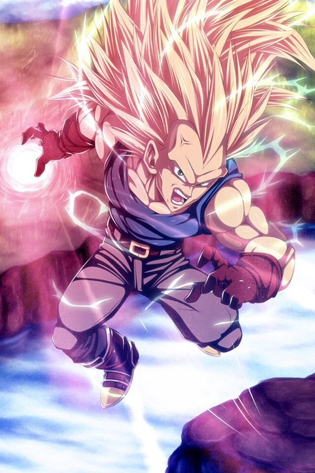 Vegeta Powering Up in Dragon Ball Z