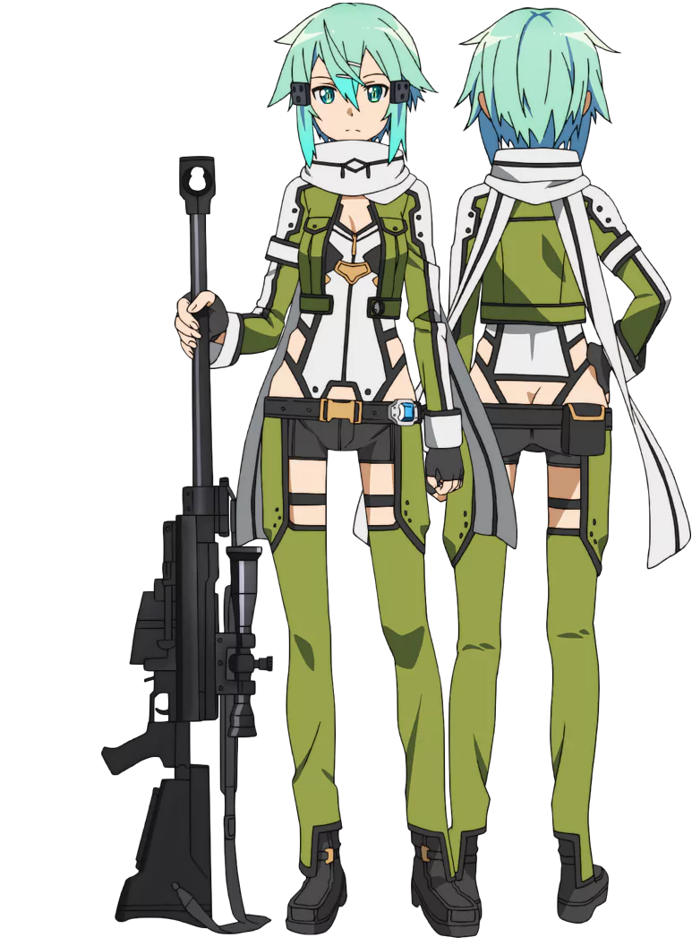 Shino Asada Anime Sword Art Online II character design Image