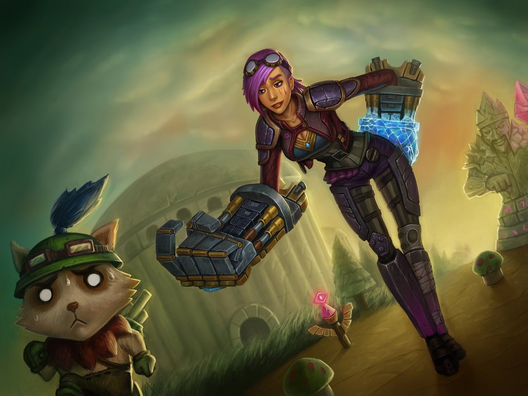 Download Teemo (League Of Legends) Video Game League Of Legends Champion Character Art Art