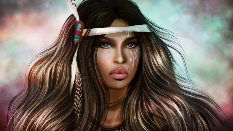  Warrior Princess by Giselle Chauveau